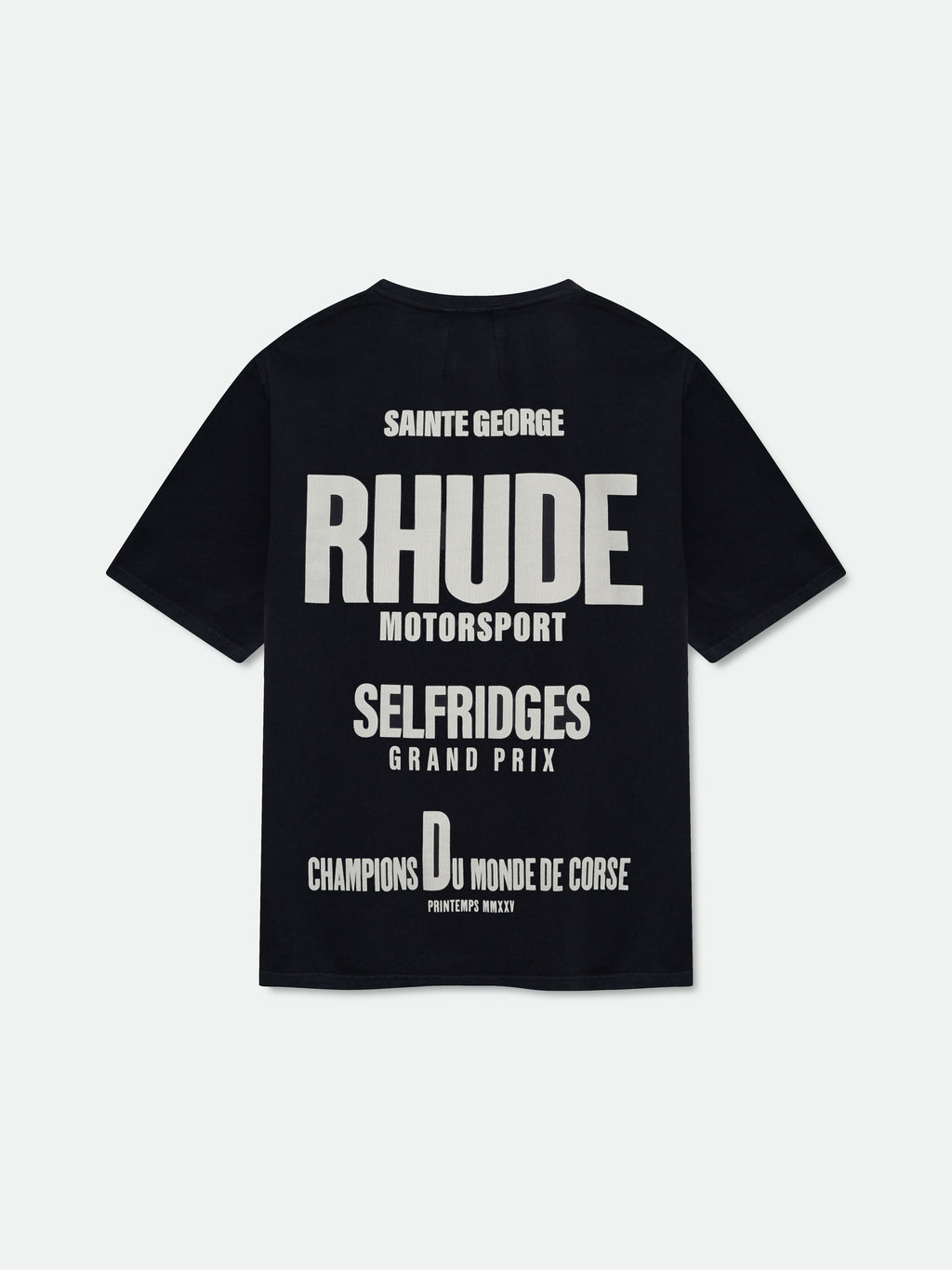 GRAND PRIX TEE - VINTAGE BLACK \/ WHITE \/ RED