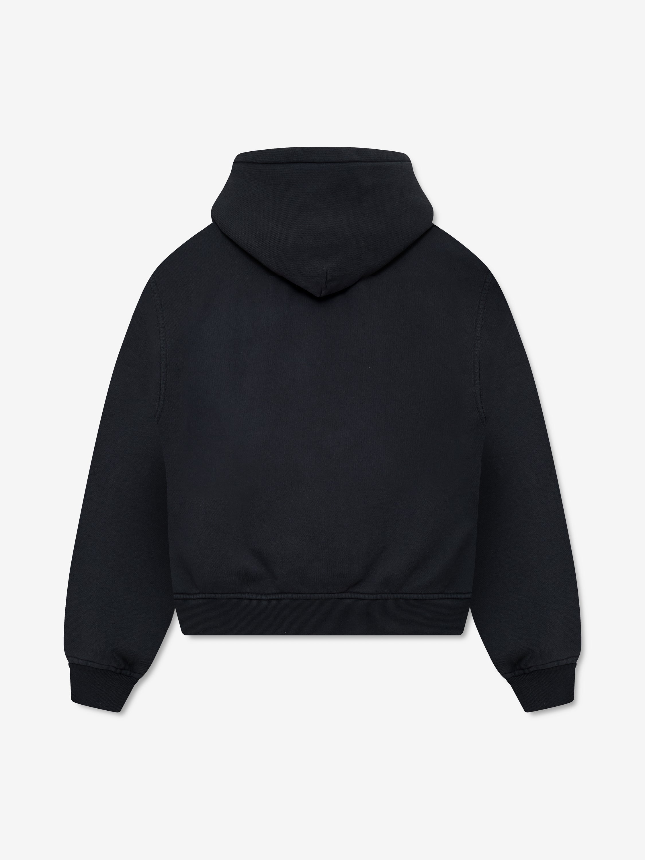 SAUSALITO CREST HOODIE - VINTAGE BLACK \/ RED \/ WHITE