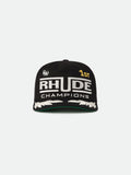 RHUDE CHAMPIONS GP HAT - BLACK