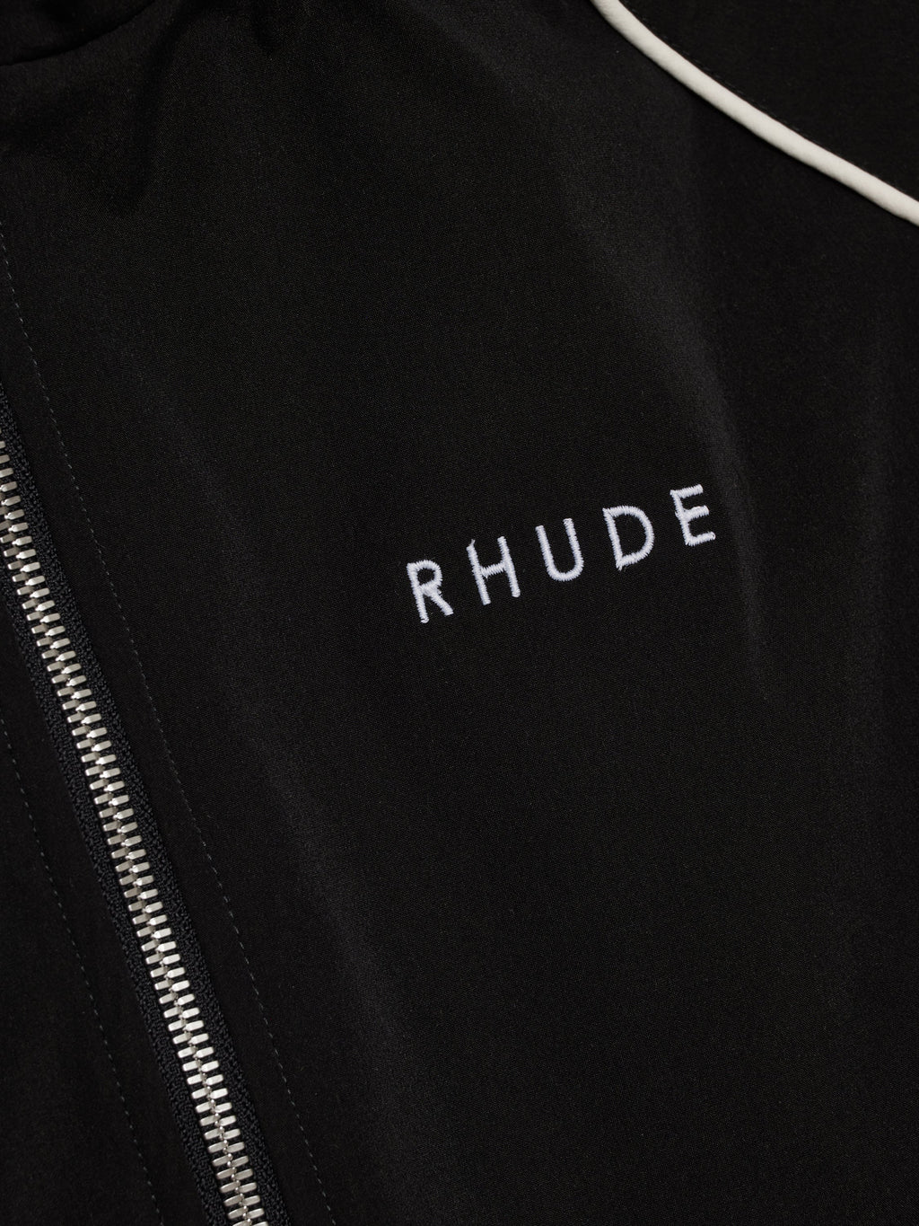 RAMONA PIPING TRACK JACKET - BLACK \/ WHITE
