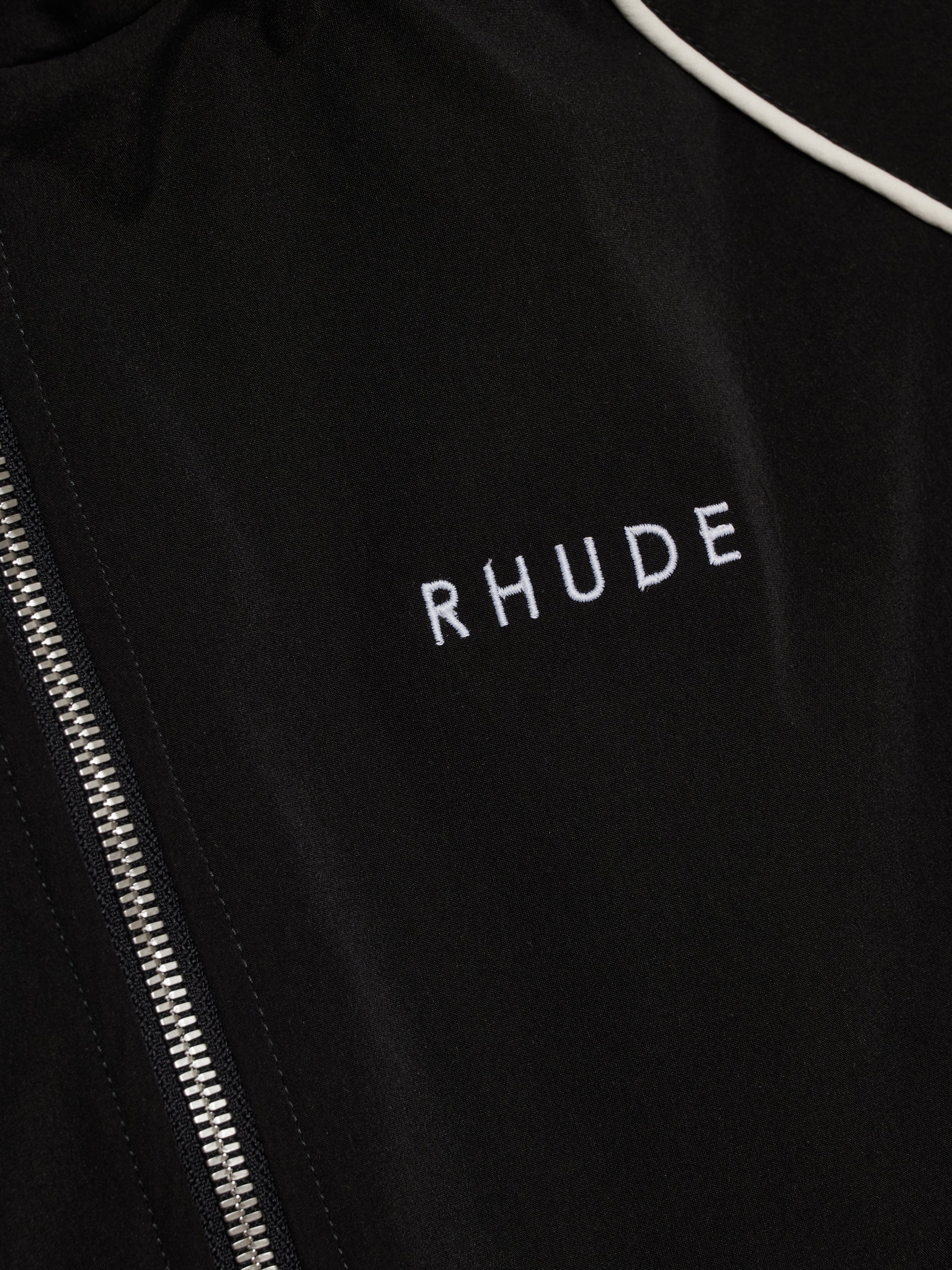 RAMONA PIPING TRACK JACKET - BLACK \/ WHITE
