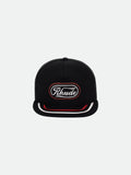 RHUDE PATCH TRUCKER HAT - BLACK \/ WHITE \/ RED