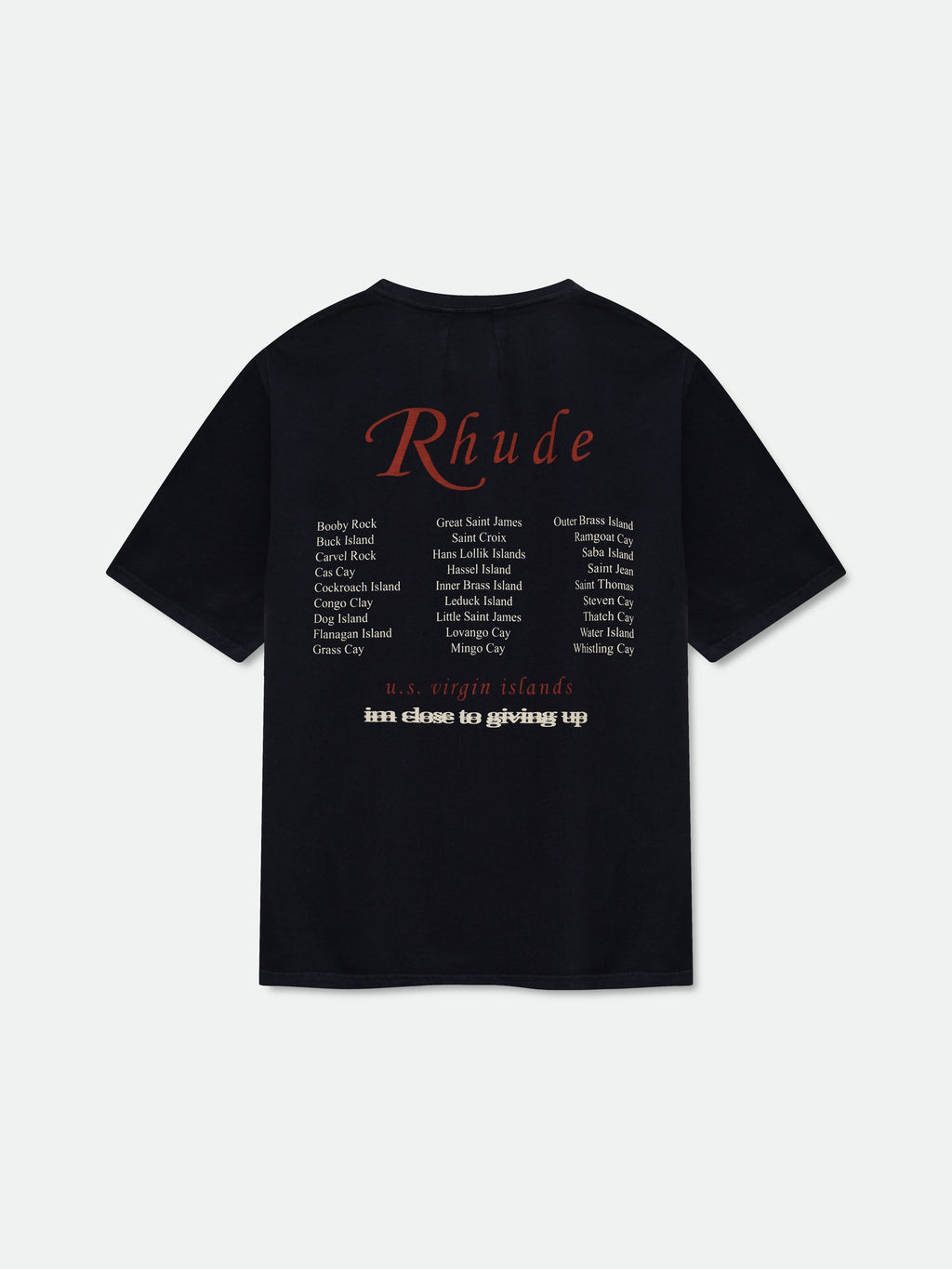 USVI REGATTA TOUR TEE - VINTAGE BLACK\/WHITE\/RED