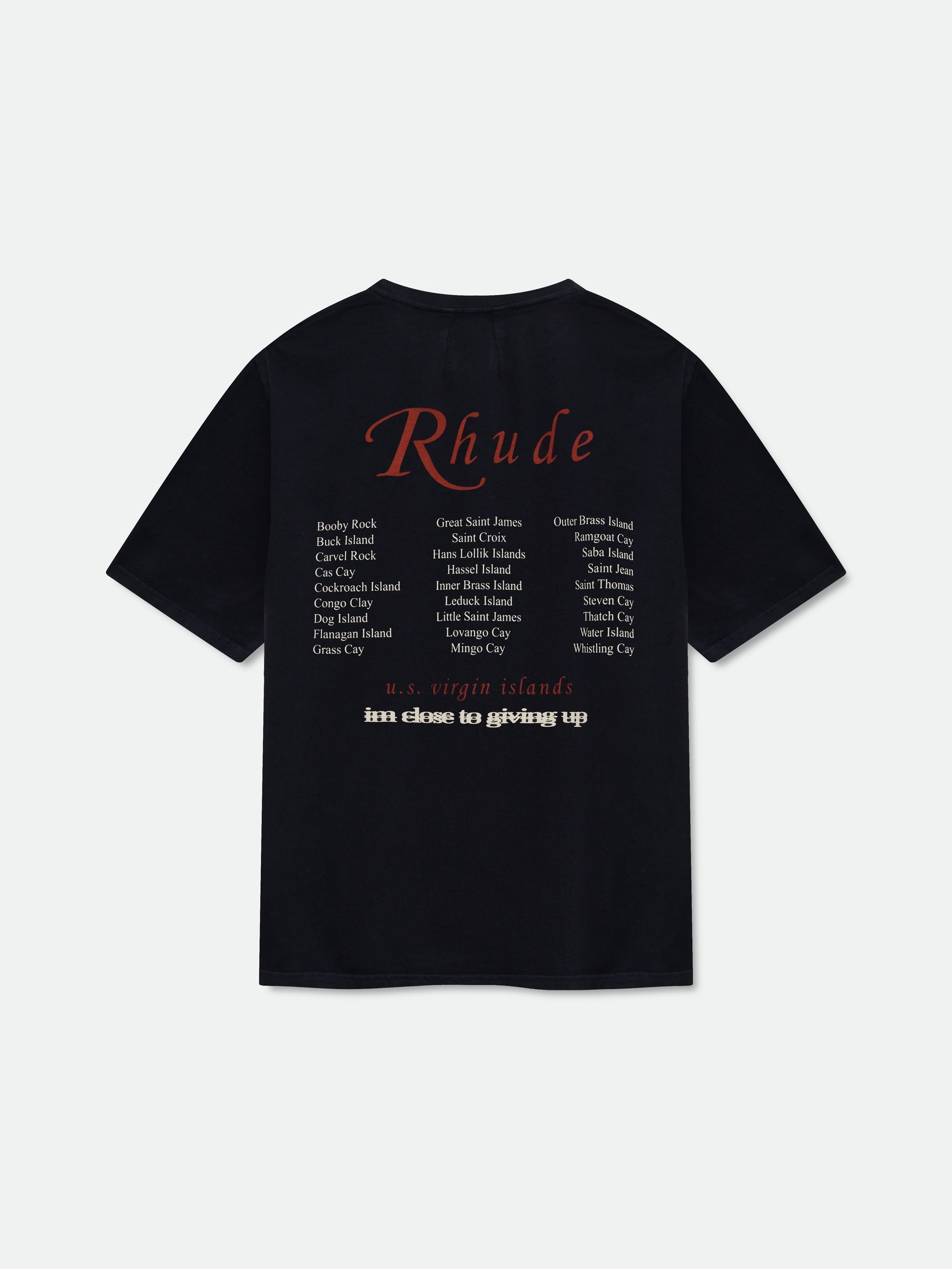 USVI REGATTA TOUR TEE - VINTAGE BLACK\/WHITE\/RED