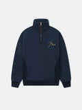 CLASSIQUE QUARTER ZIP - NAVY\/YELLOW