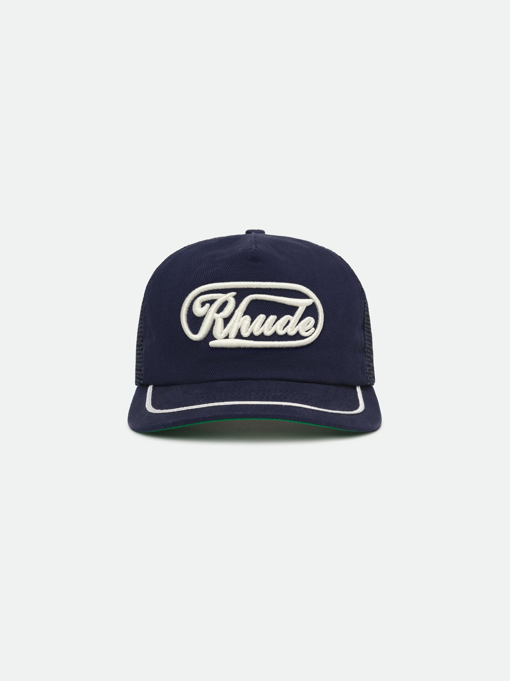 RHUDE PATCH TRUCKER HAT - NAVY\/ WHITE