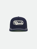 RHUDE PATCH TRUCKER HAT - NAVY\/ WHITE