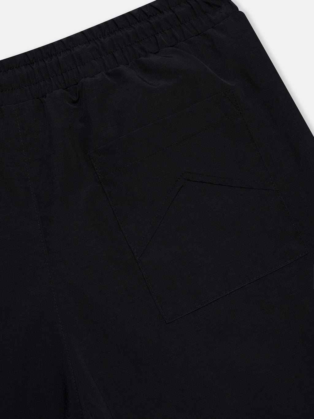 RHUDE CHAMPIONS LOGO SHORTS - BLACK\/WHITE