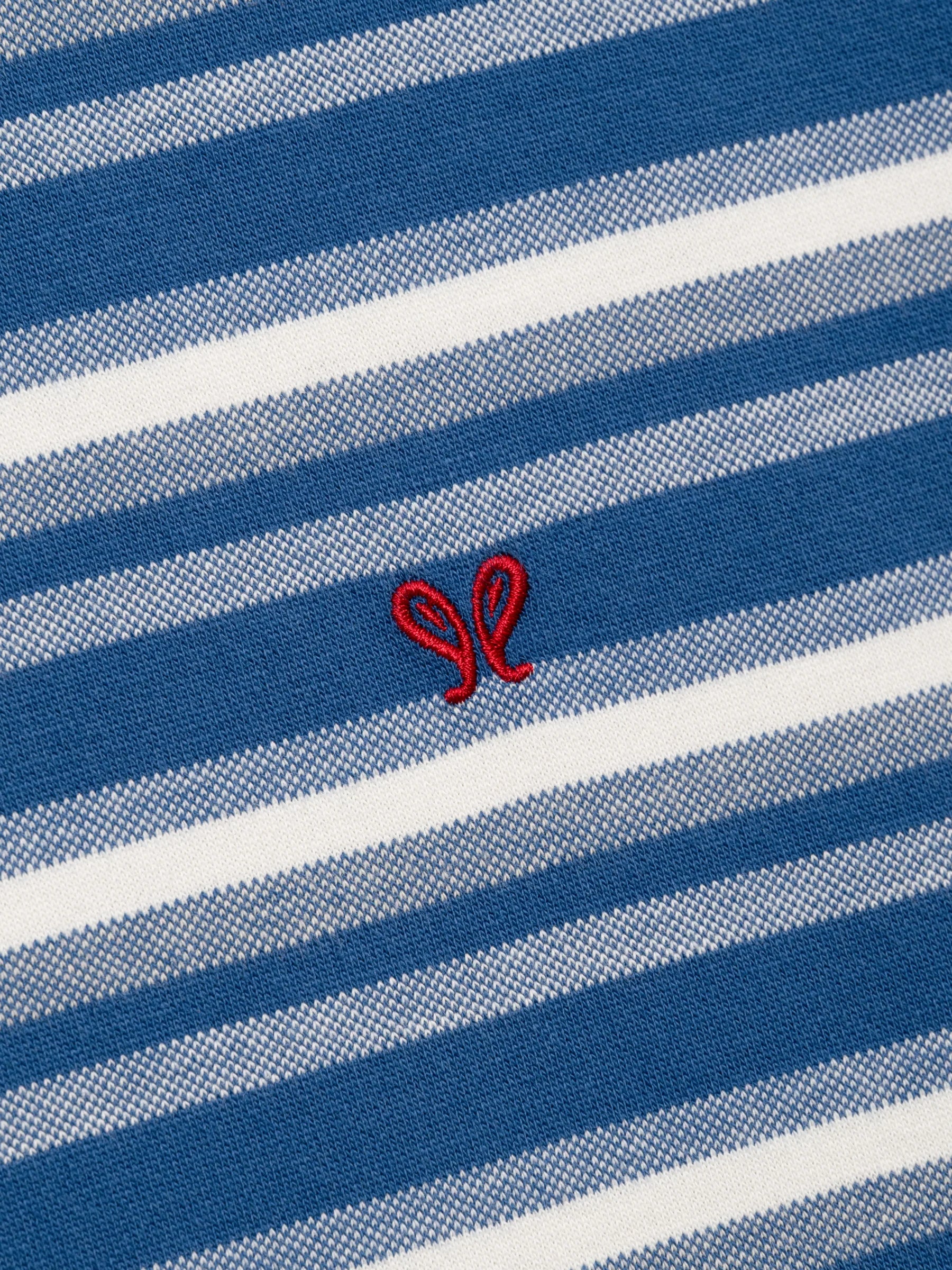 FONTAINE STRIPED SS POLO SHIRT
