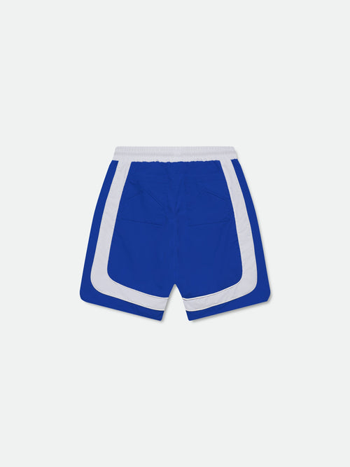 CAMPIONE BAGGY TRACK SHORT - BLUE \/ WHITE