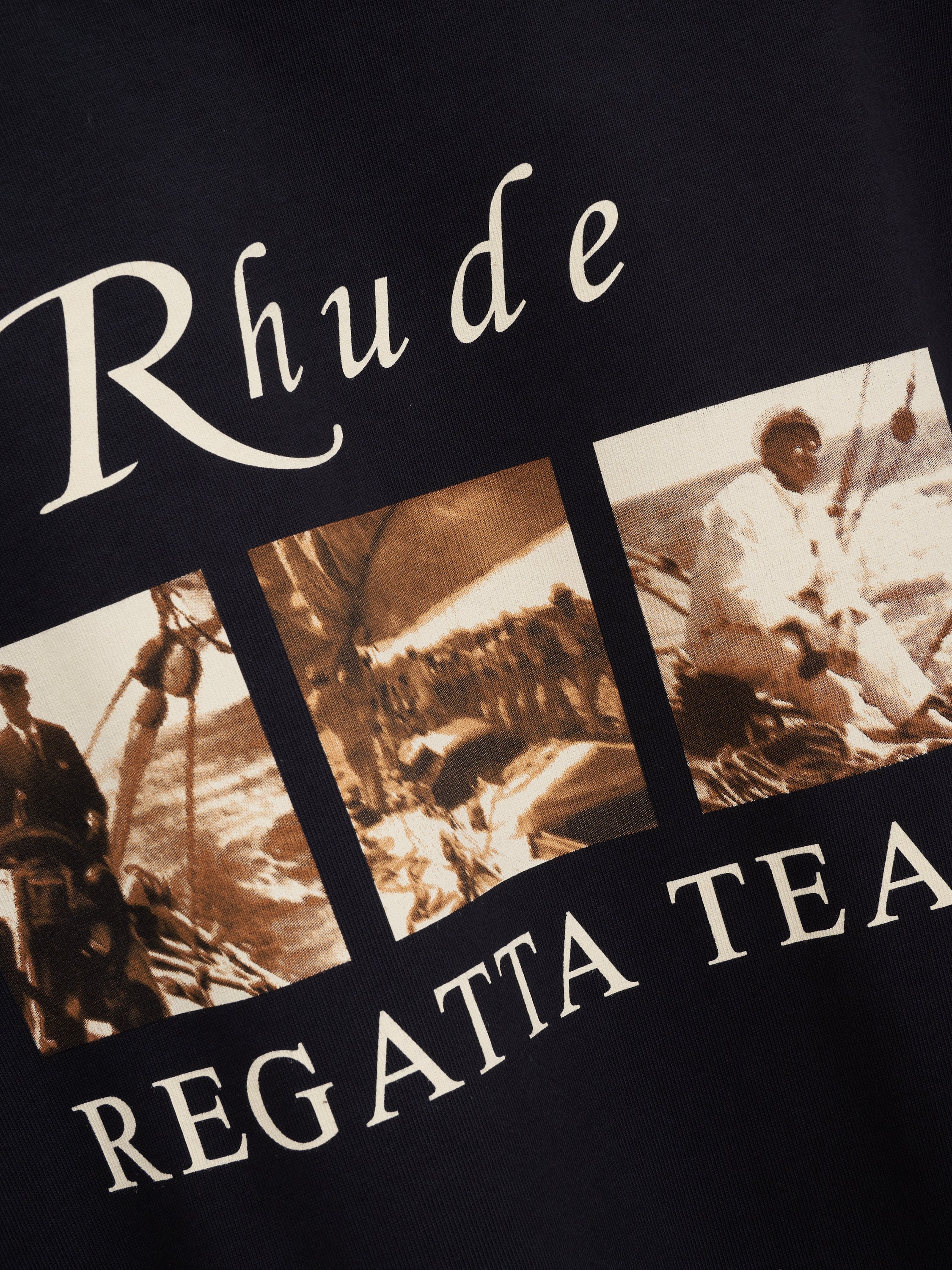 USVI REGATTA TOUR LS TEE - VINTAGE BLACK\/ WHITE\/ RED