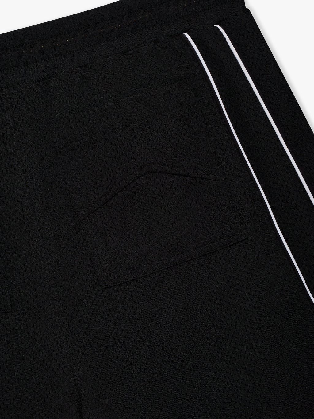 BAGGY MESH BASKETBALL SHORTS - BLACK\/WHITE