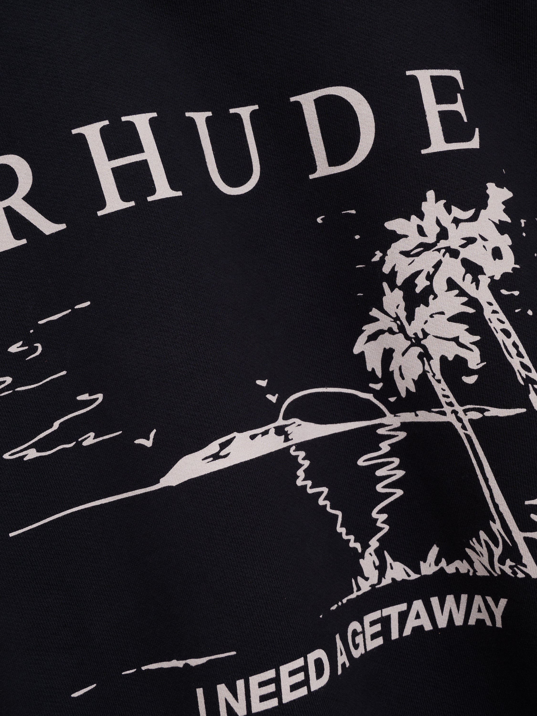 I NEED A GETAWAY CREWNECK - VTG BLACK