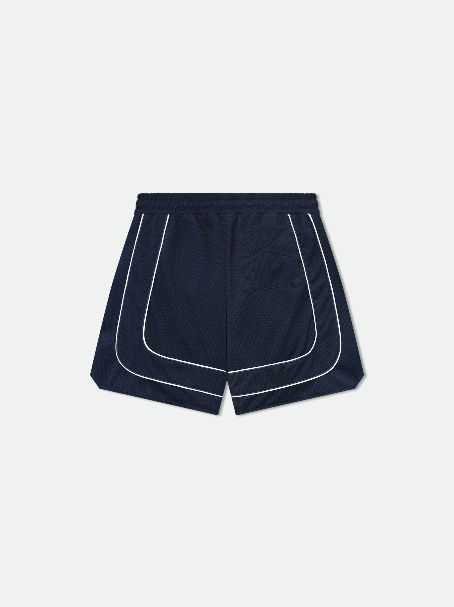 BAGGY COLLEGIATE LOGO SHORT - NAVY\/CREAM