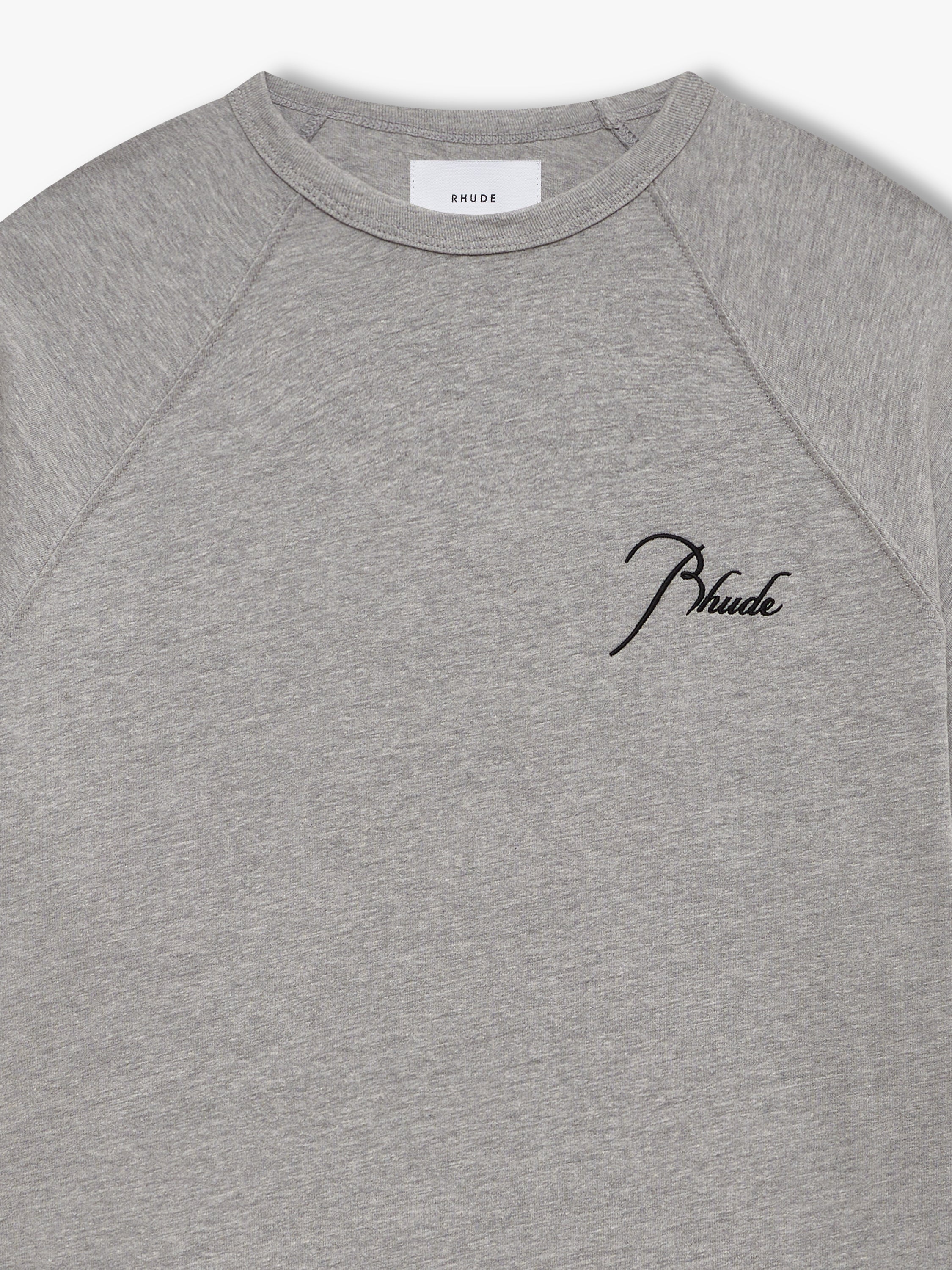 CLASSIQUE RAGLAN TEE - HEATHER GREY