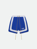 CAMPIONE BAGGY TRACK SHORT - BLUE \/ WHITE