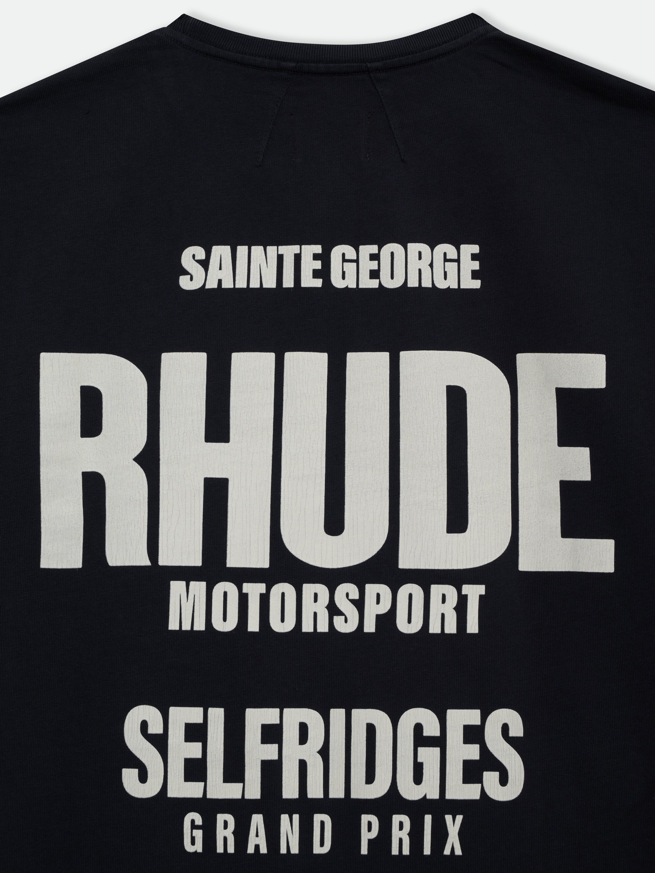 GRAND PRIX TEE - VINTAGE BLACK \/ WHITE \/ RED