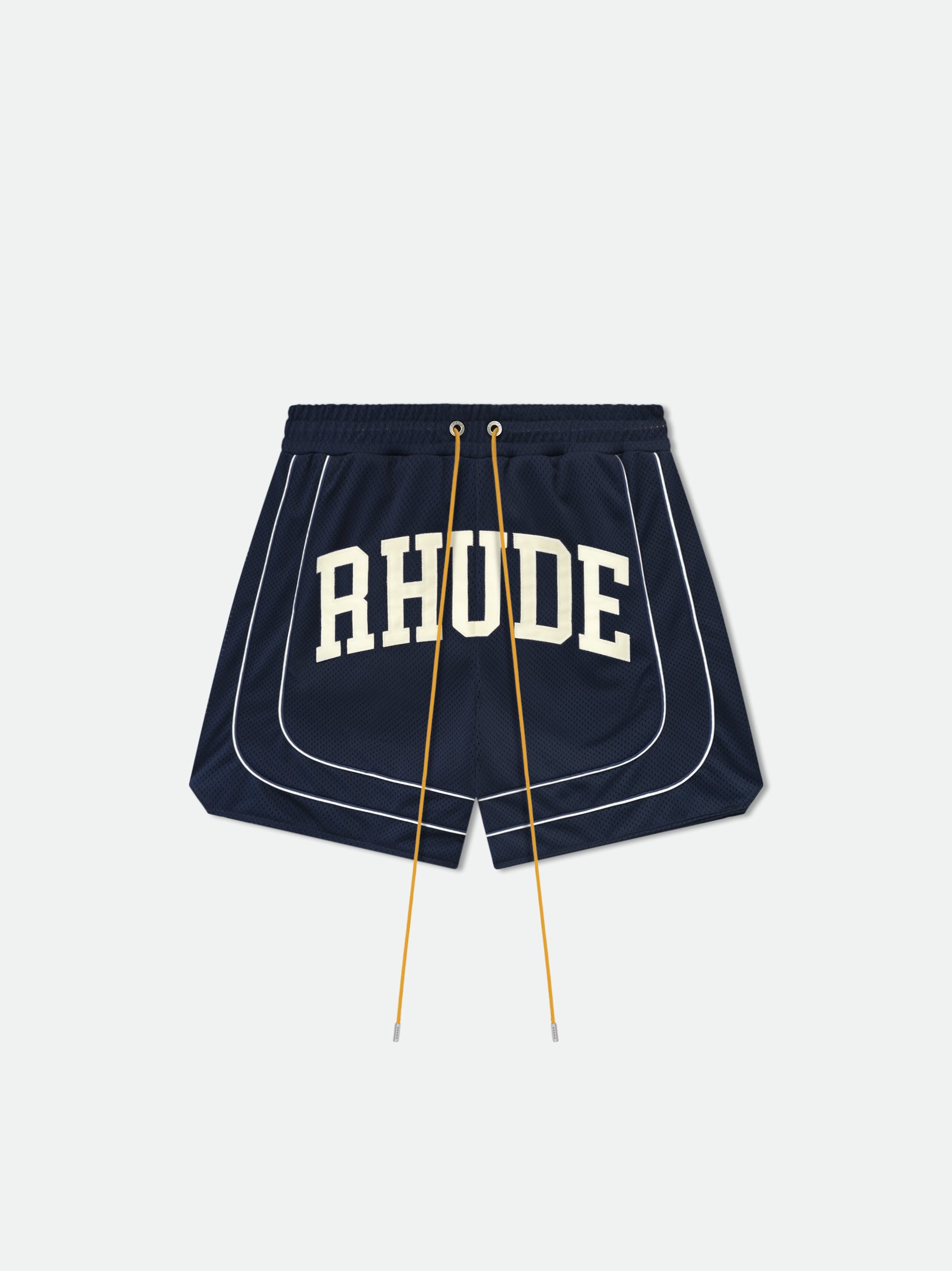 BAGGY COLLEGIATE LOGO SHORT - NAVY\/CREAM