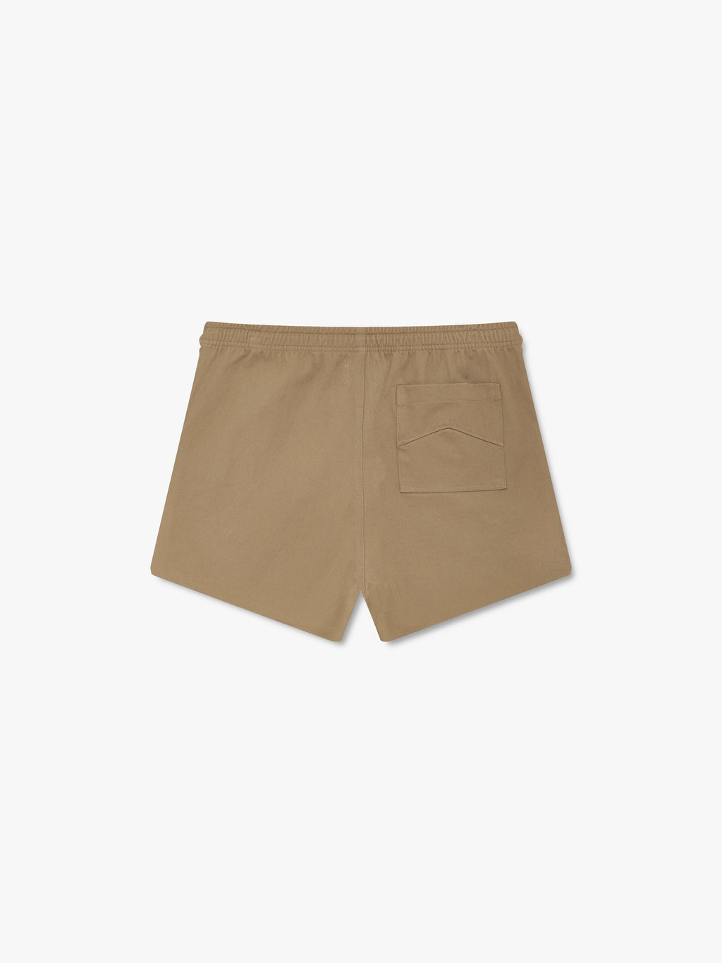 CLASSIC TWILL LOGO SHORT - KHAKI \/ WHITE