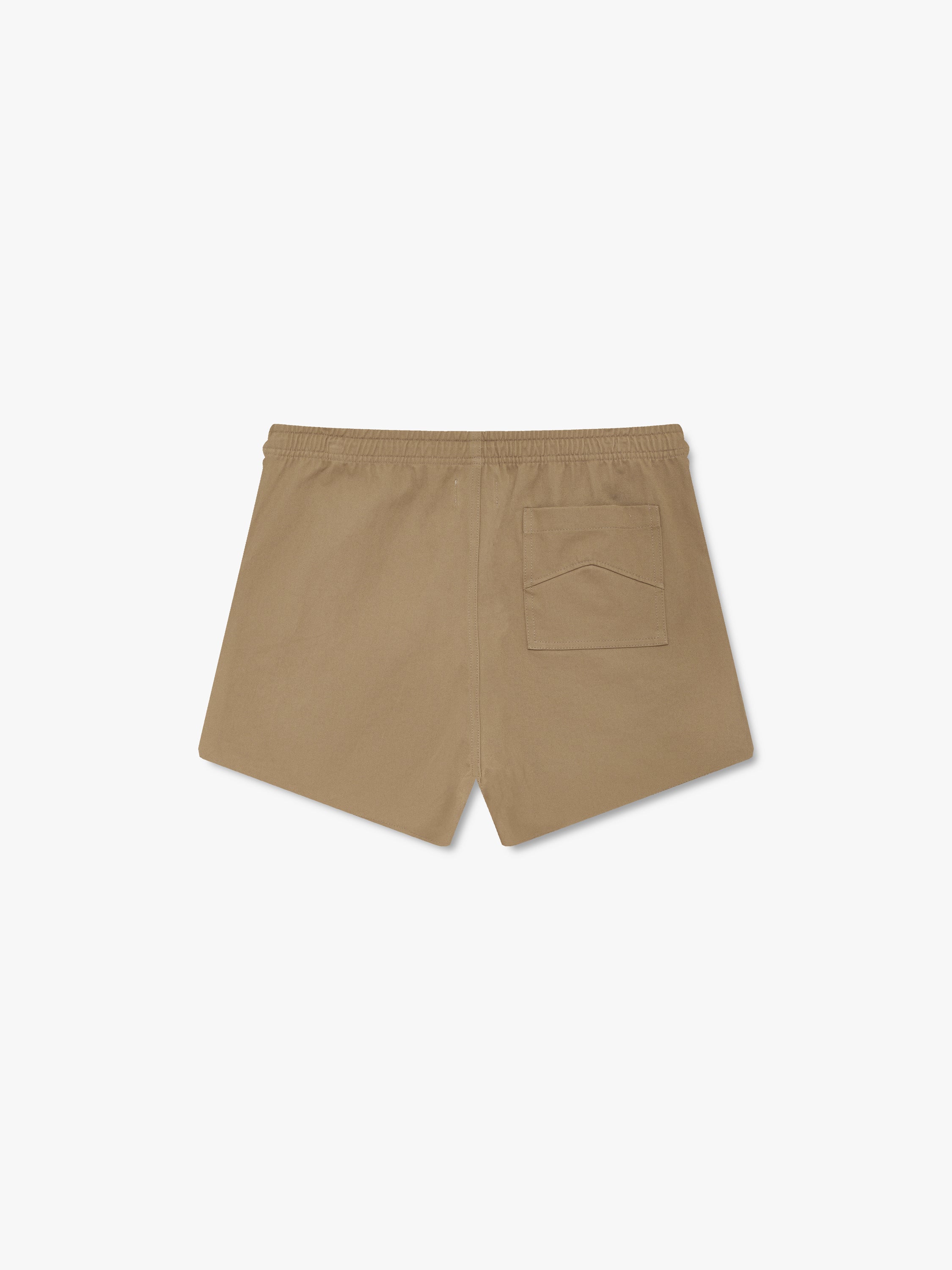 CLASSIC TWILL LOGO SHORT - KHAKI \/ WHITE