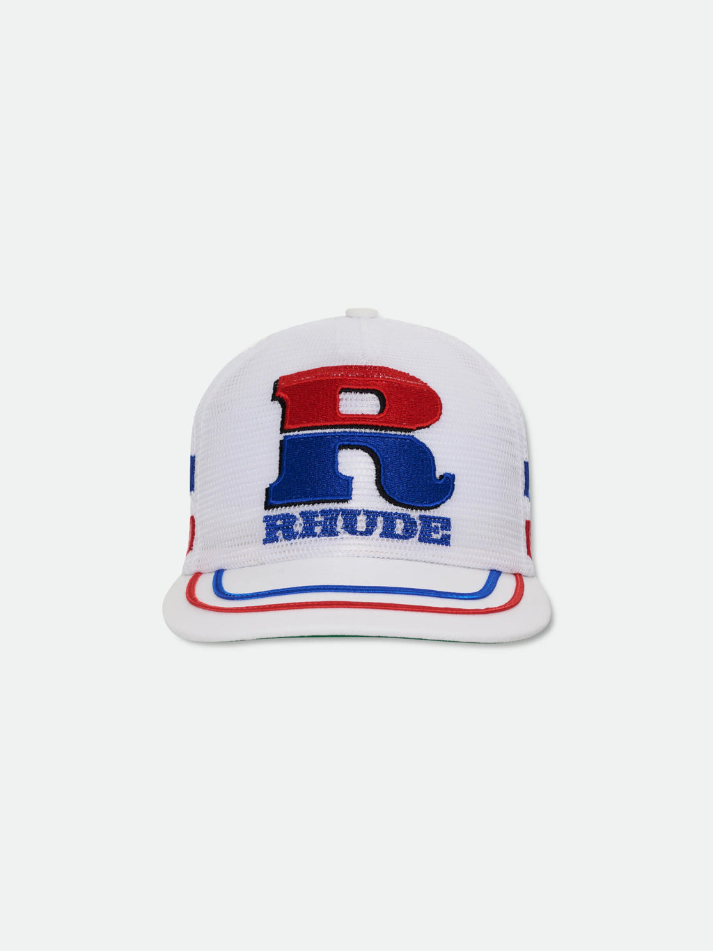 SPLIT PETROL LOGO MESH TRUCKER HAT