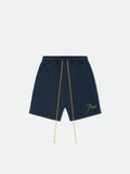 CLASSIQUE SWEAT SHORTS - NAVY\/YELLOW