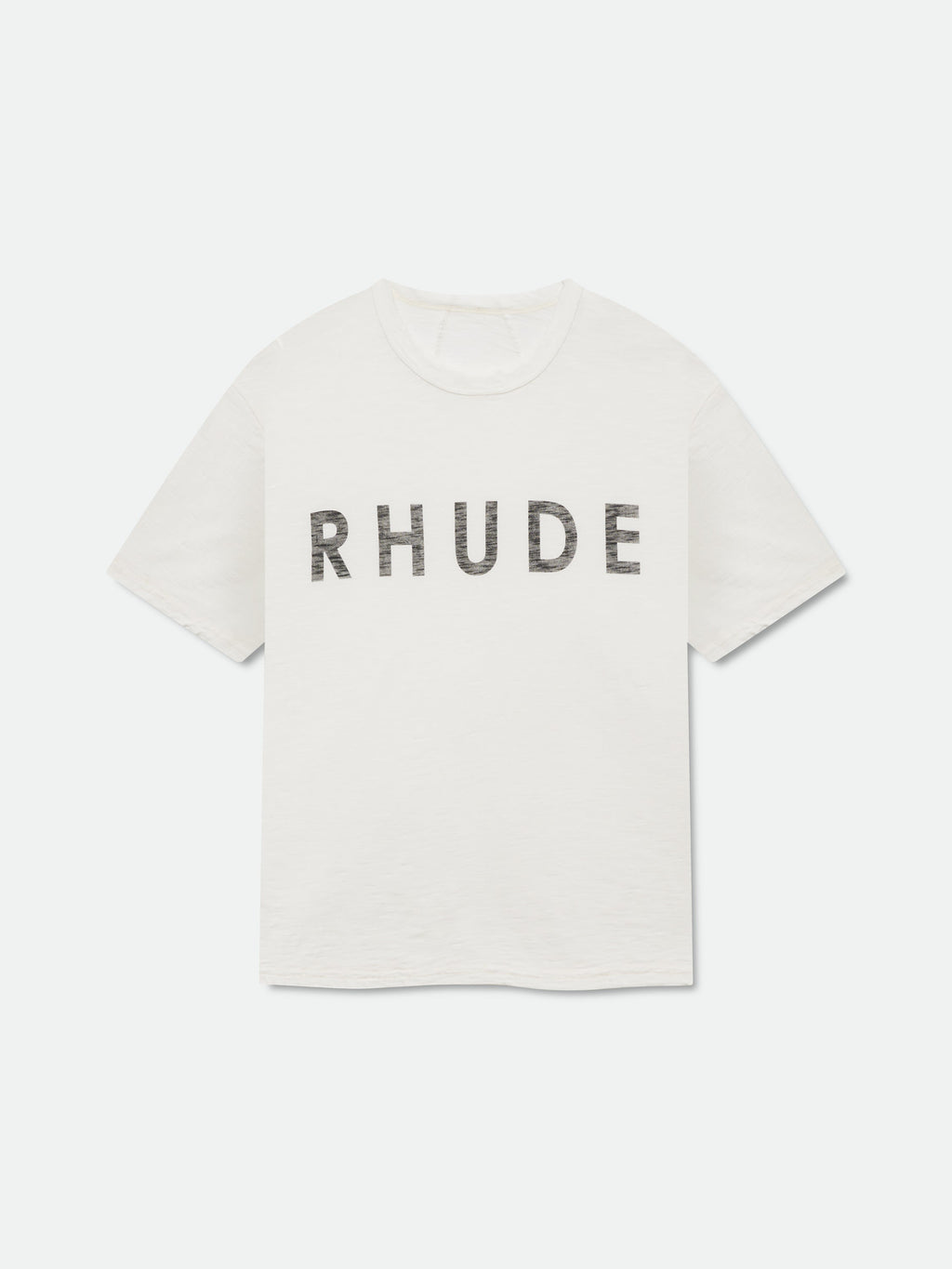 RHUDE LOGO SLUB TEE - VTG WHITE