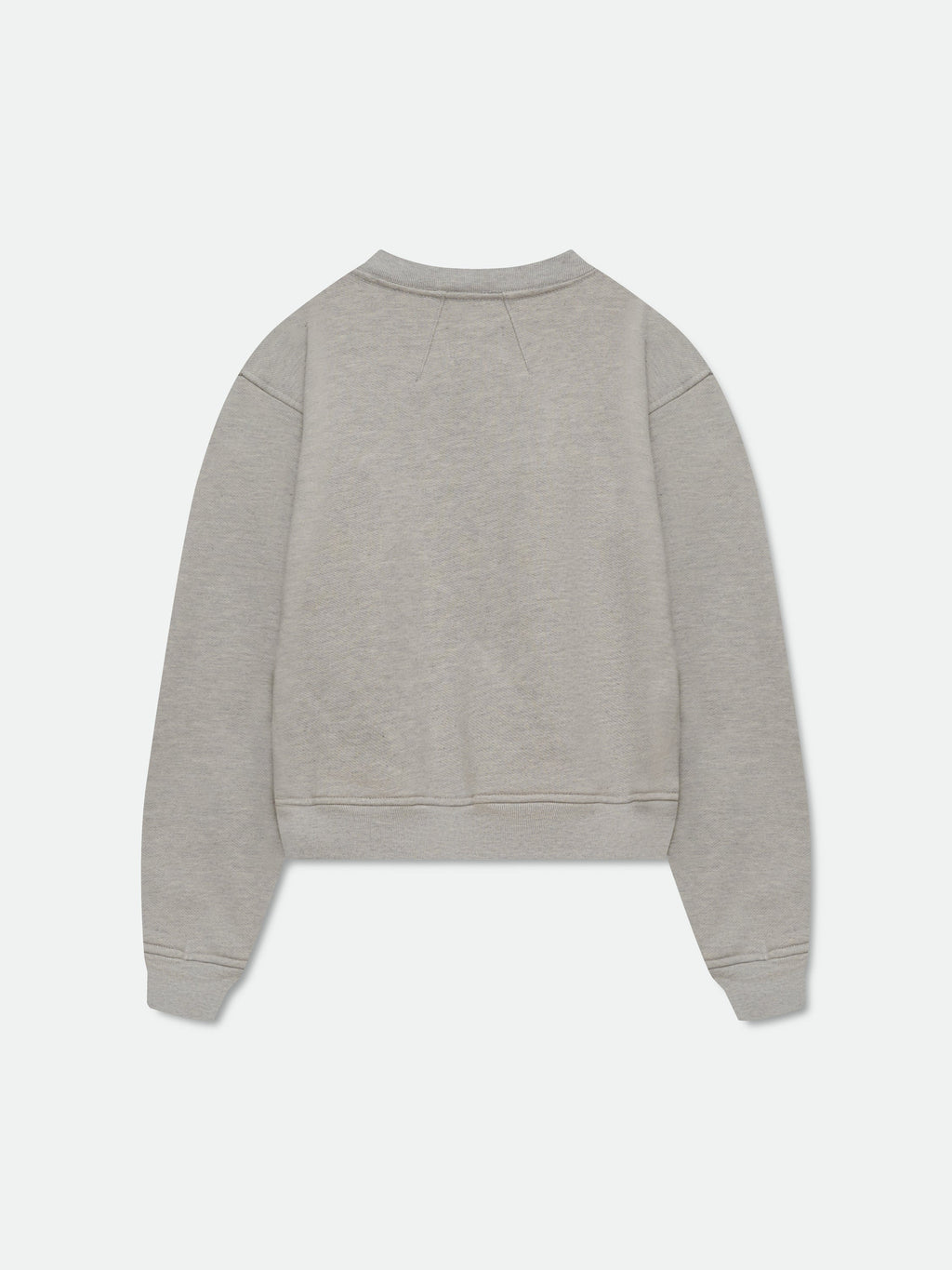 USA FLAG CREWNECK - HEATHER GREY