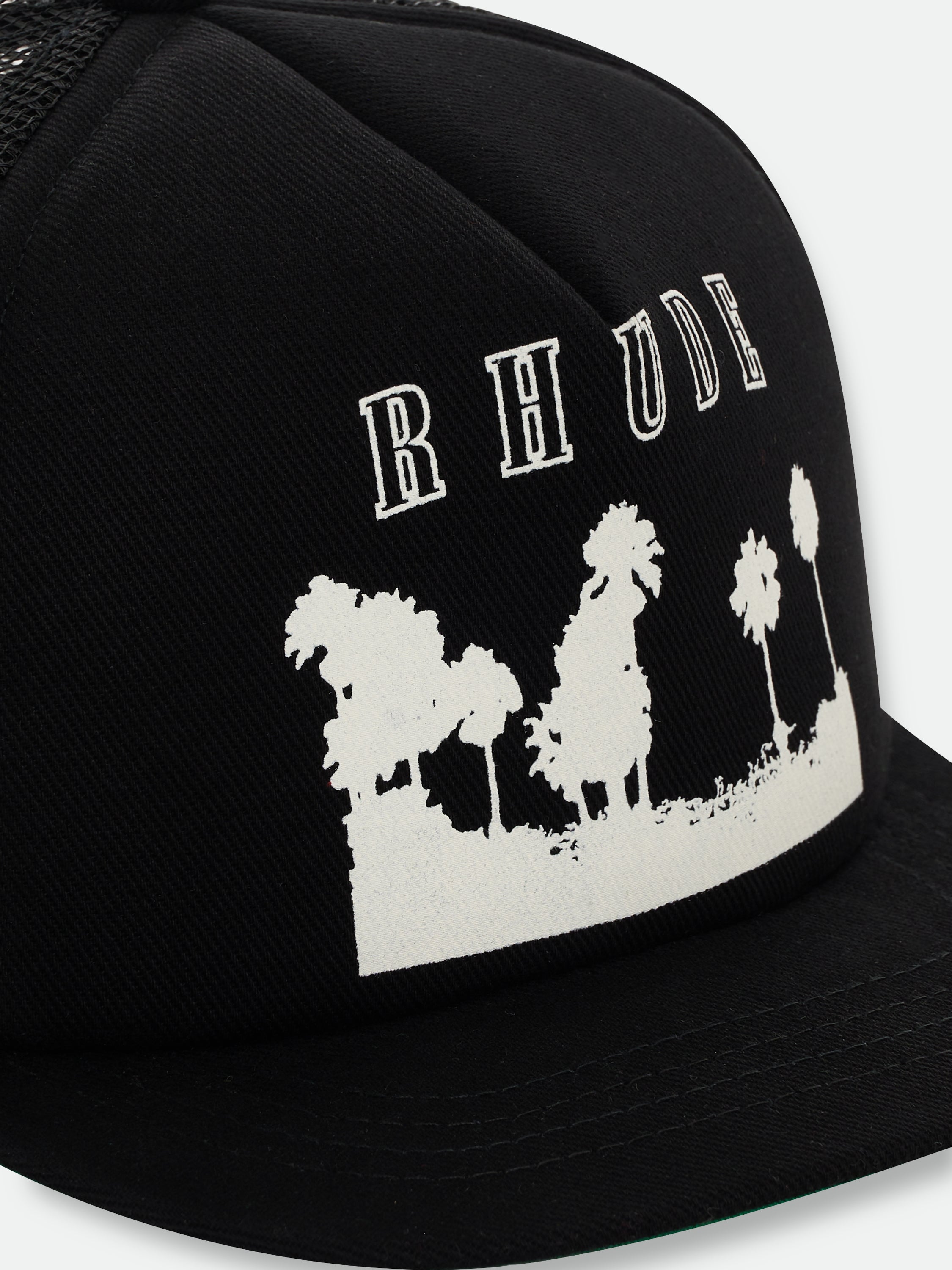 THOUSAND PALMS TRUCKER HAT - BLACK\/WHITE