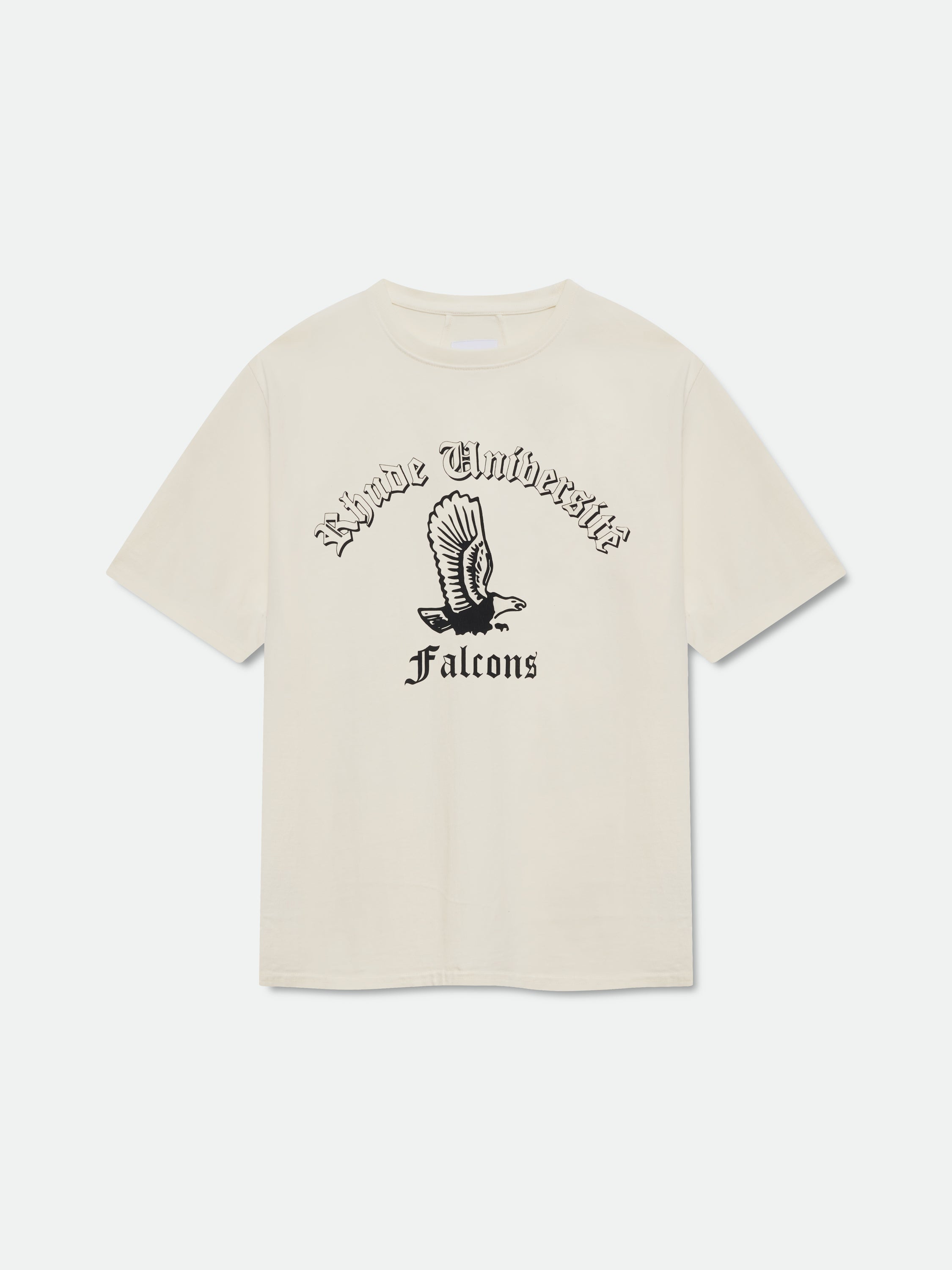 COLLEGIATE FALCONS TEE - VINTAGE WHITE\/ BLACK