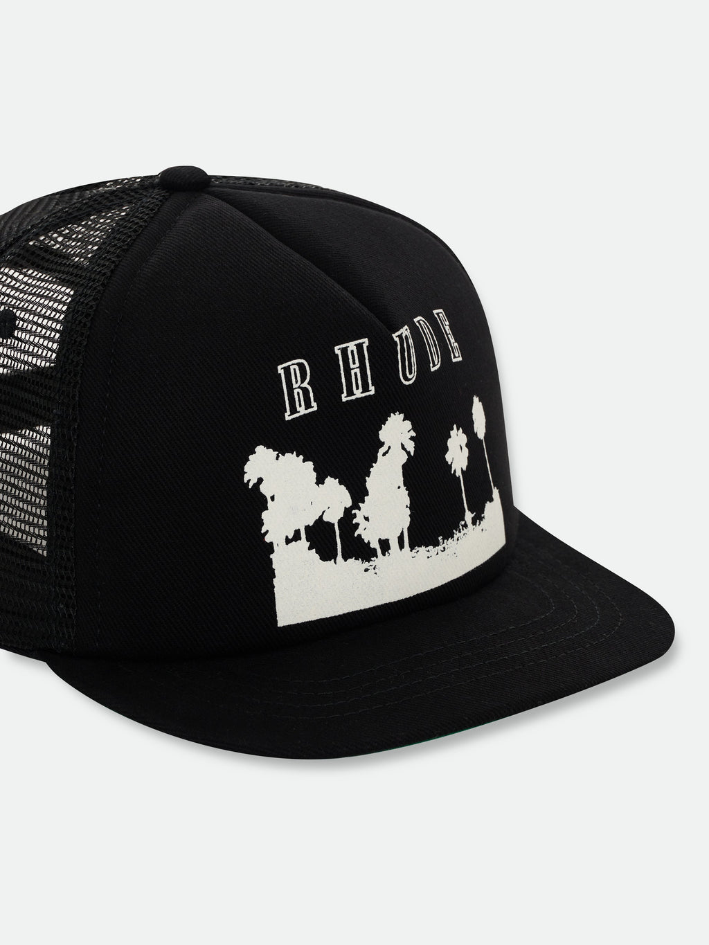 THOUSAND PALMS TRUCKER HAT - BLACK\/WHITE