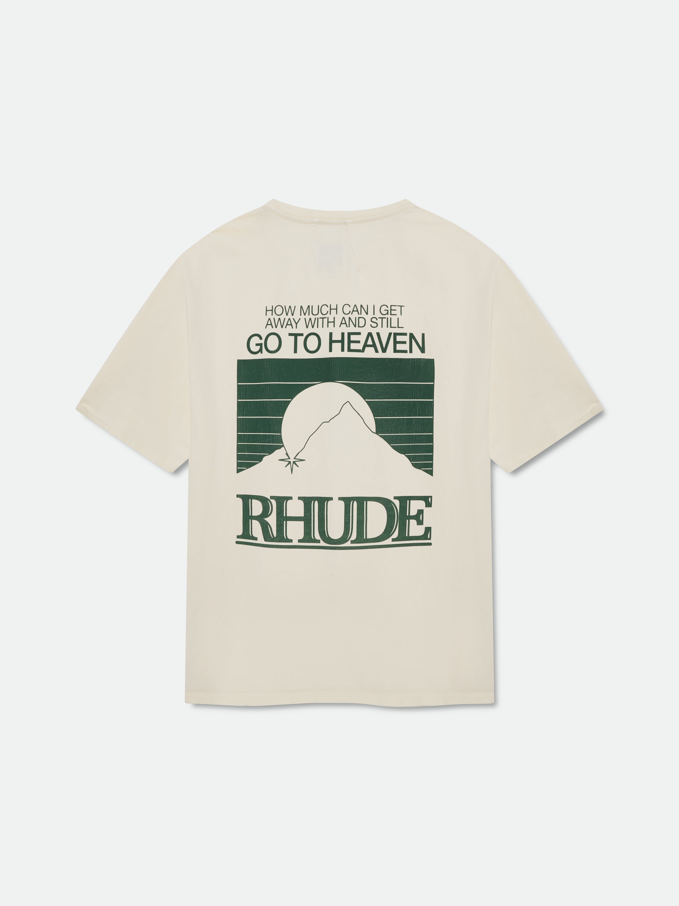 MOONLIGHT PACK TEE - VINTAGE WHITE\/ GREEN