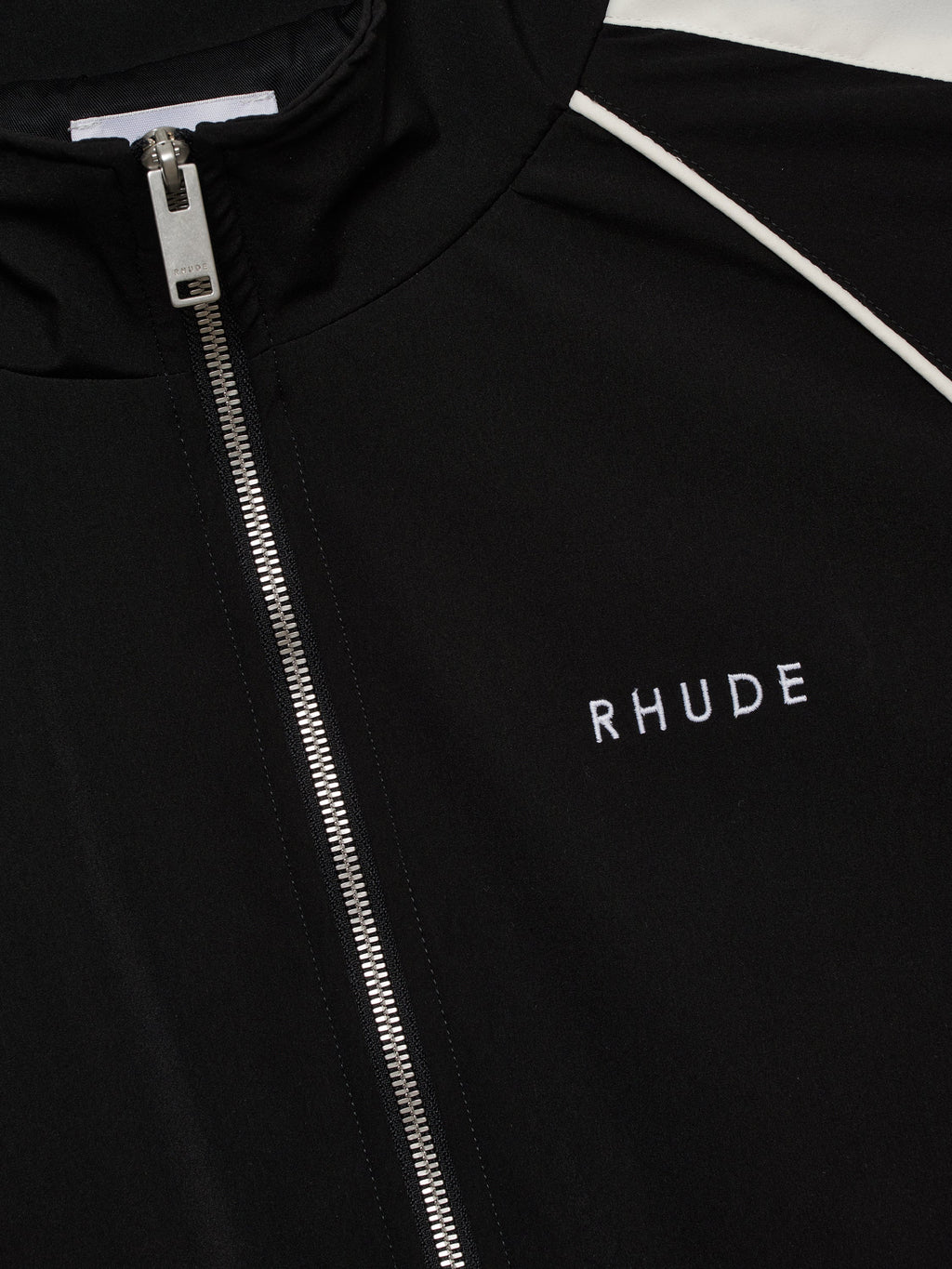 RAMONA PIPING TRACK JACKET - BLACK \/ WHITE