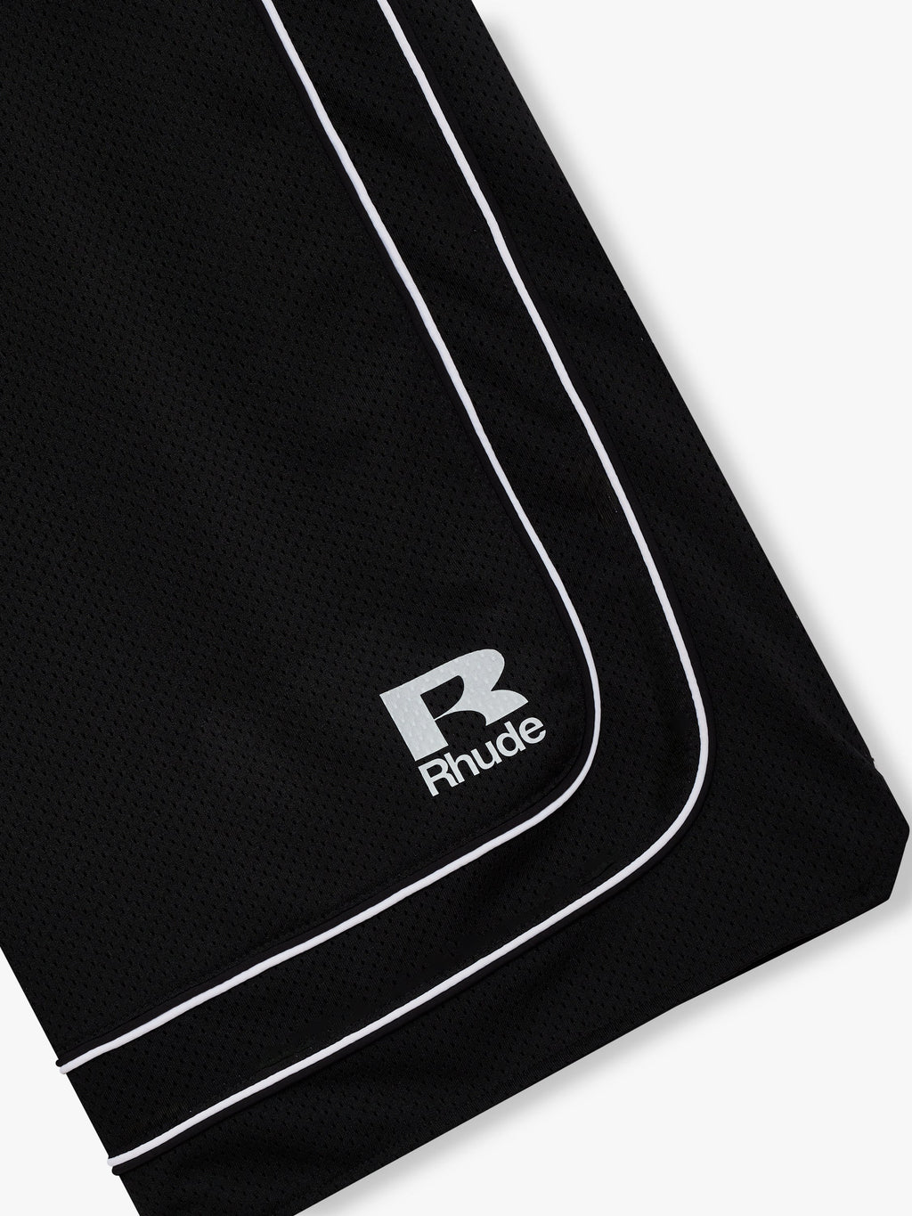 BAGGY MESH BASKETBALL SHORTS - BLACK\/WHITE