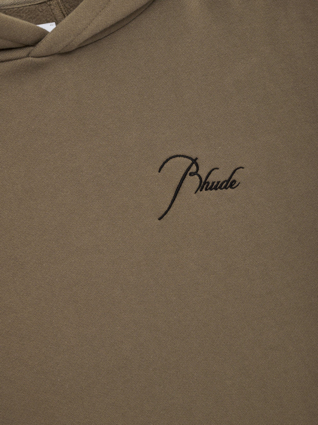 CLASSIQUE SIDE ZIP PULLOVER HOODIE - MOSS