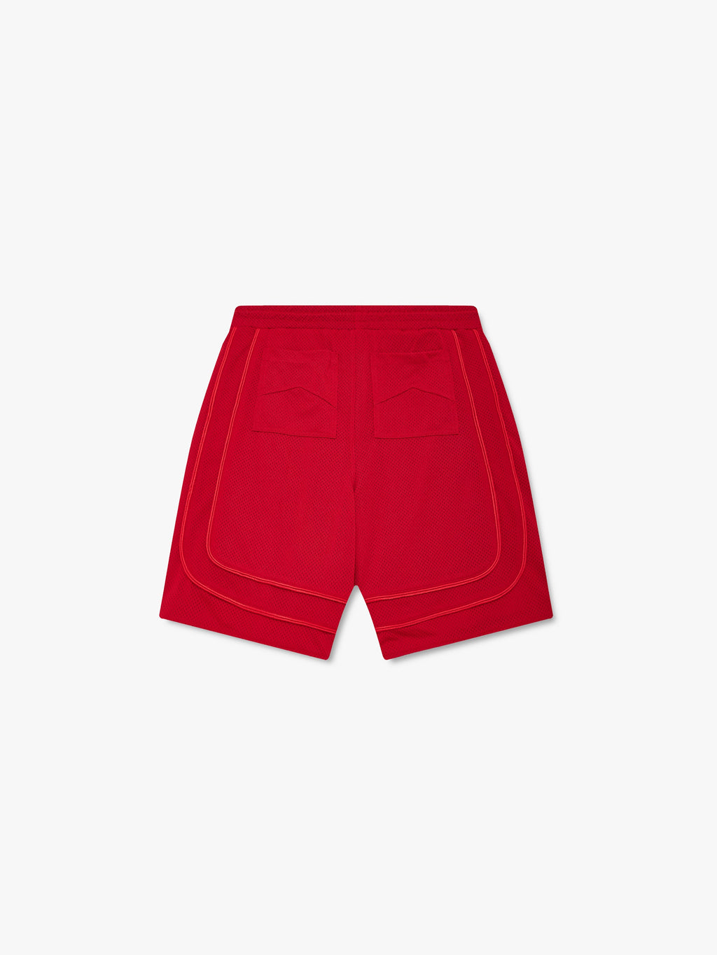BAGGY COLLEGIATE LOGO SHORT - RED\/RED
