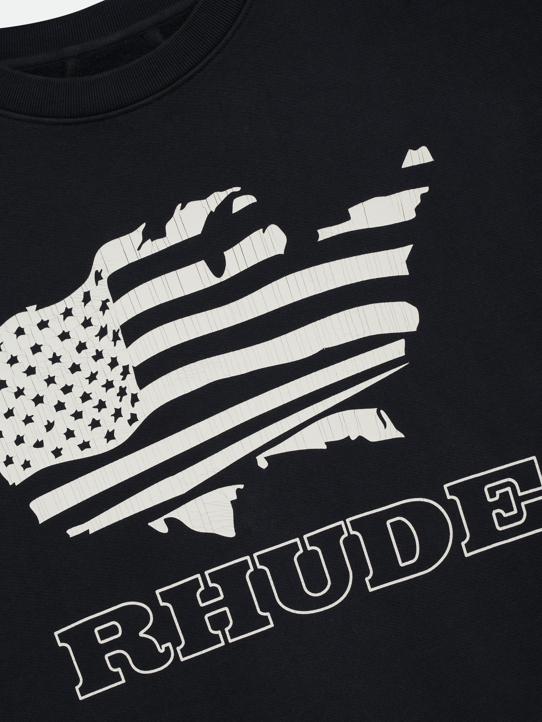 RHUDE BANNER CREWNECK