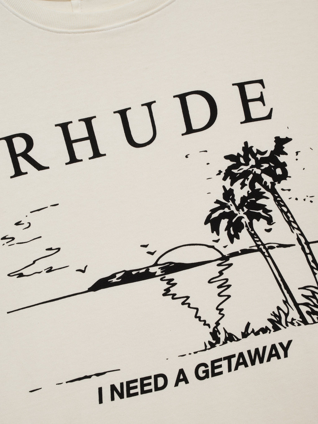 I NEED A GETAWAY TEE - VINTAGE WHITE\/ BLACK
