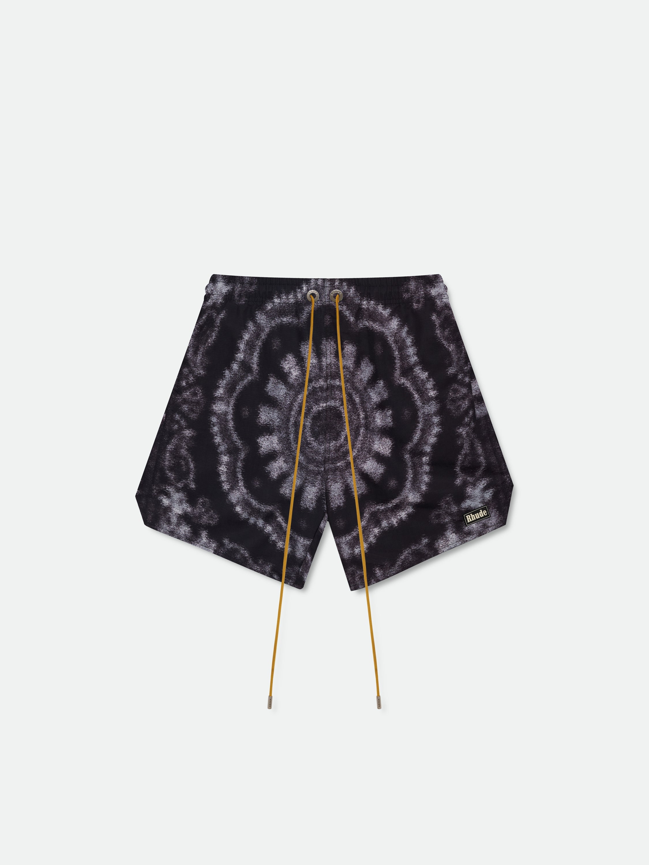 RHUDE MOTION BANDANA SWIM TRUNKS - BLACK