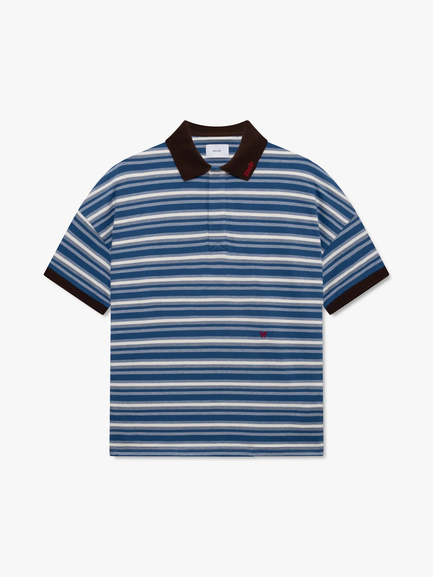 FONTAINE STRIPED SS POLO SHIRT