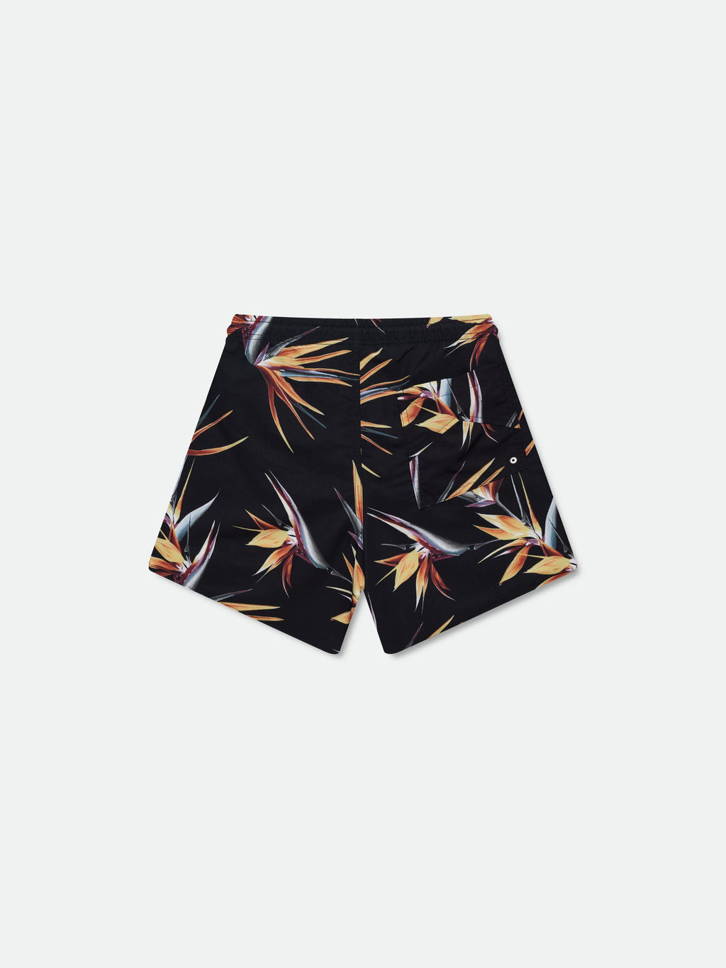RHUDE REGATTA CLUB HAWAIIAN SWIM SHORT - BLACK \/ WHITE