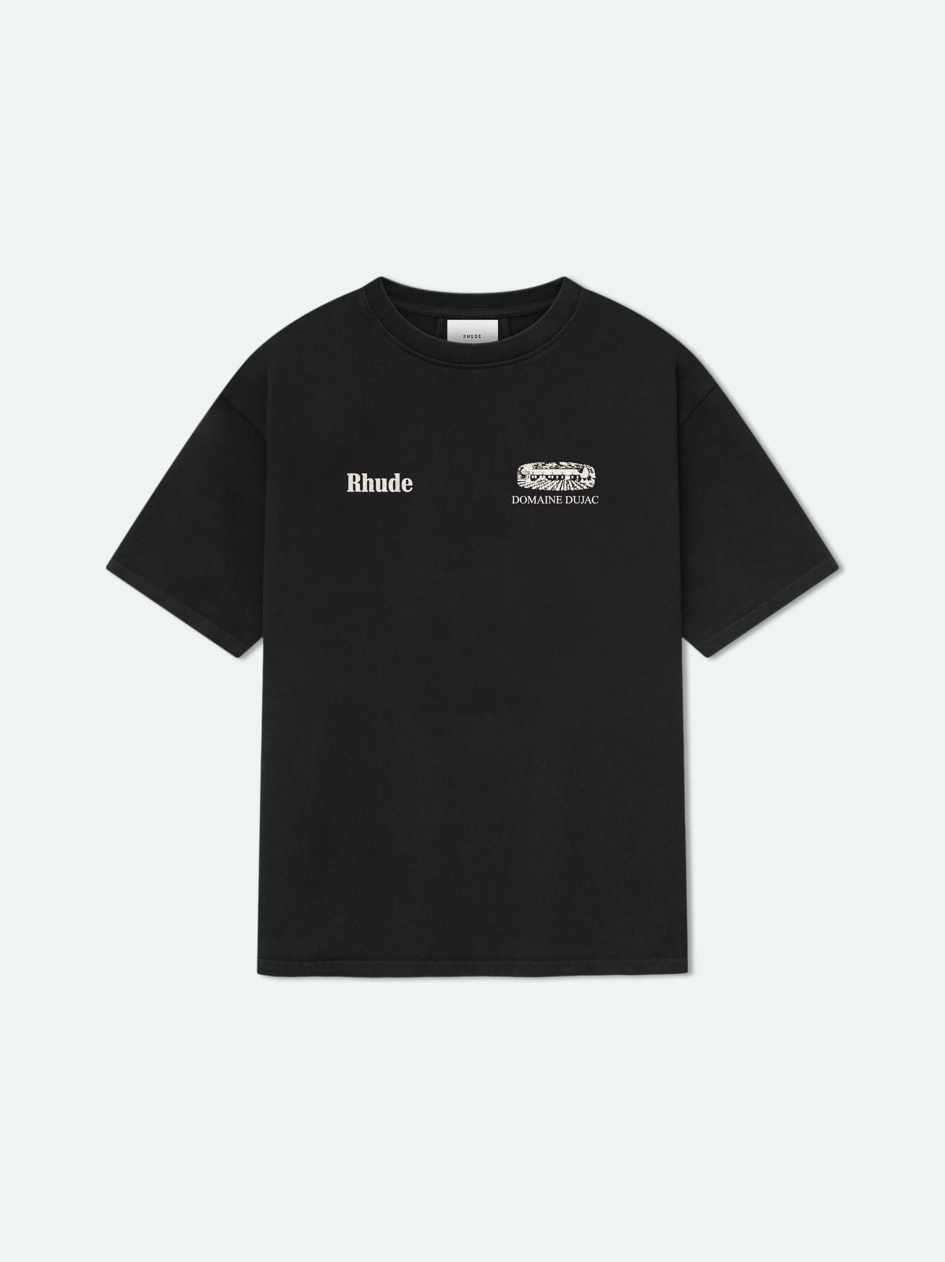 RHUDE x DOMAINE DUJAC TEE - VTG BLACK