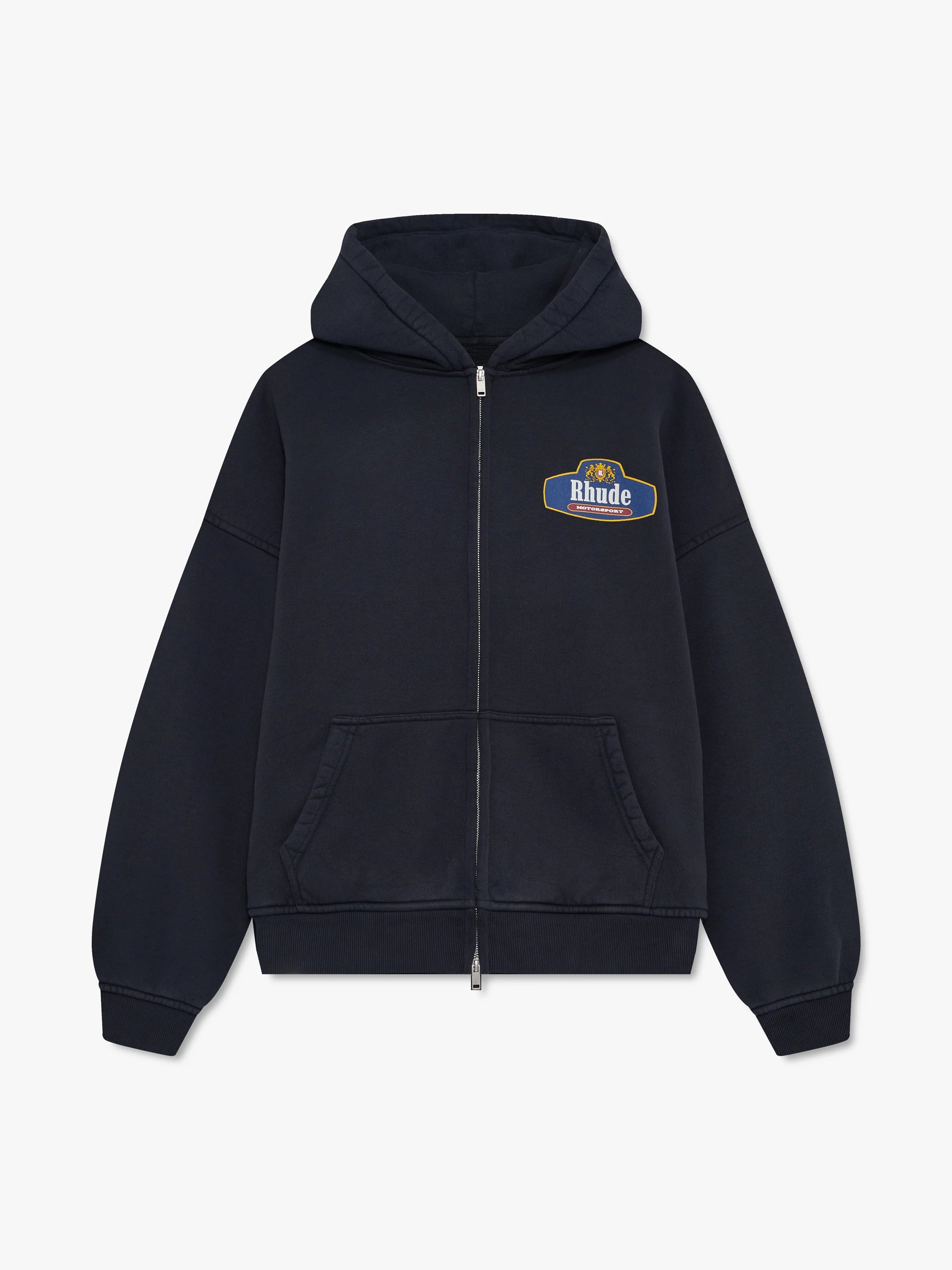 RACING CREST ZIP-UP HOODIE