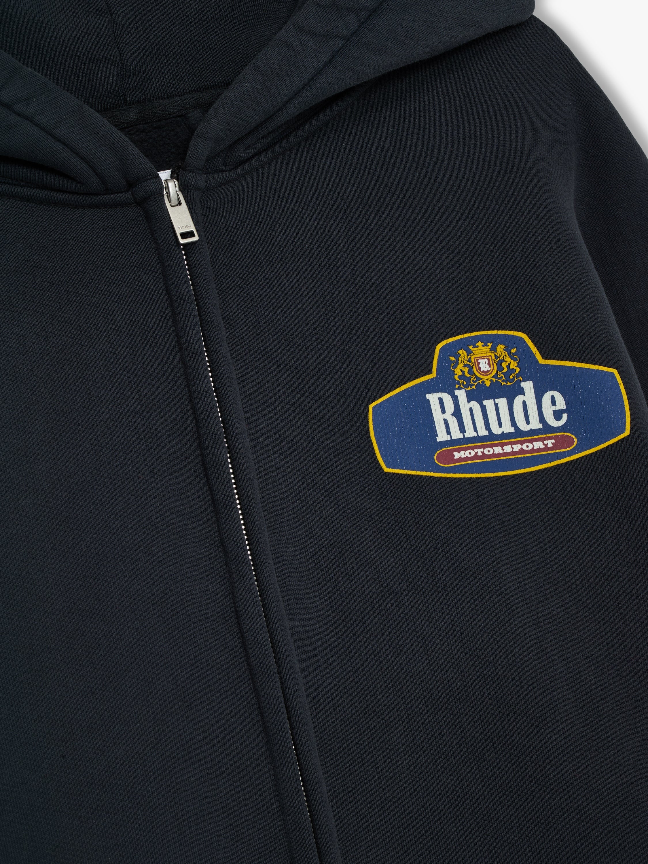 RACING CREST ZIP-UP HOODIE