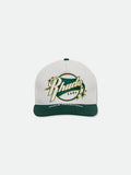 RHUDE FULL COUNT HAT - WHITE \/ GREEN \/ YELLOW