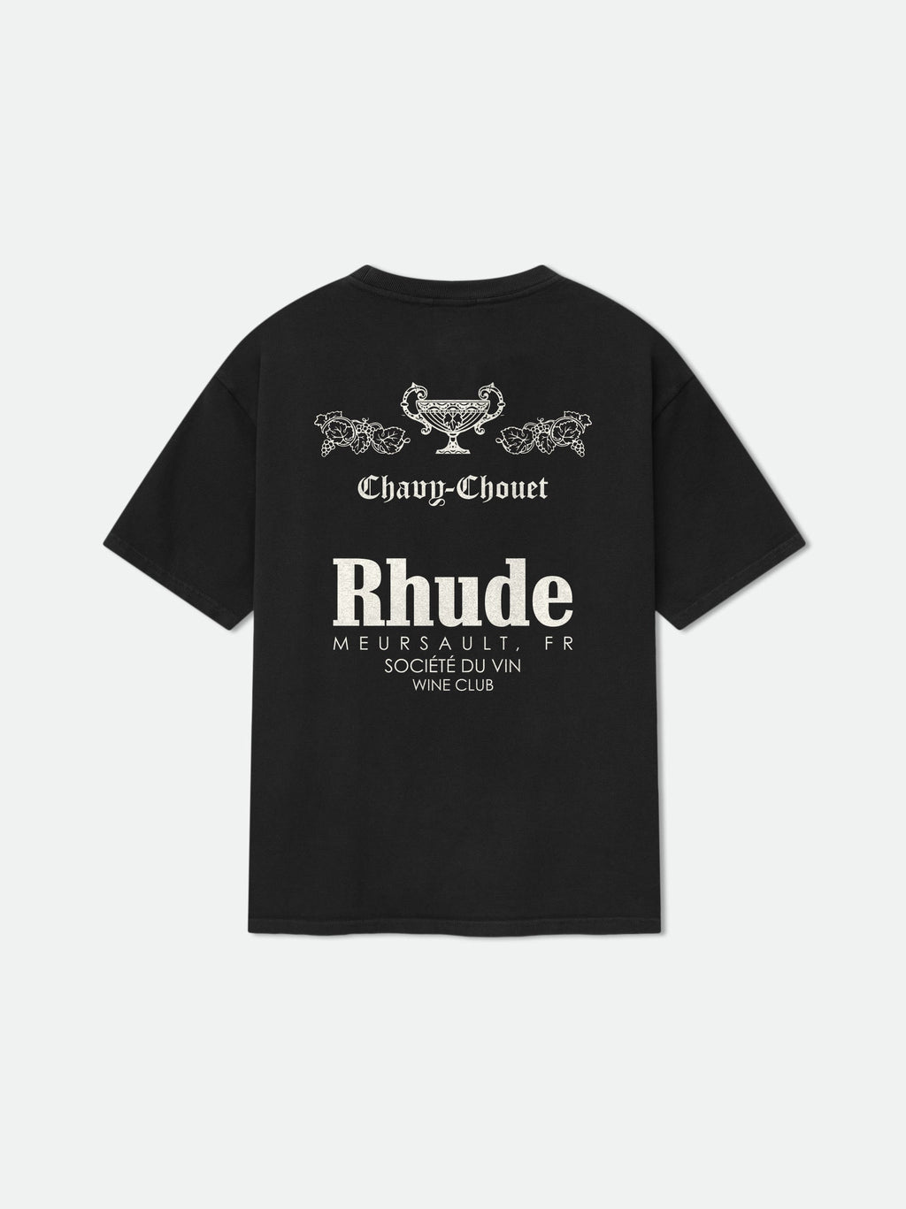 RHUDE x DOMAINE CHAVY-CHOUET TEE - VTG BLACK