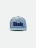 RHUDE LOGO DENIM HAT - INDIGO