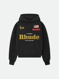 RHUDE WORLD CHAMP HOODIE - VTG BLACK