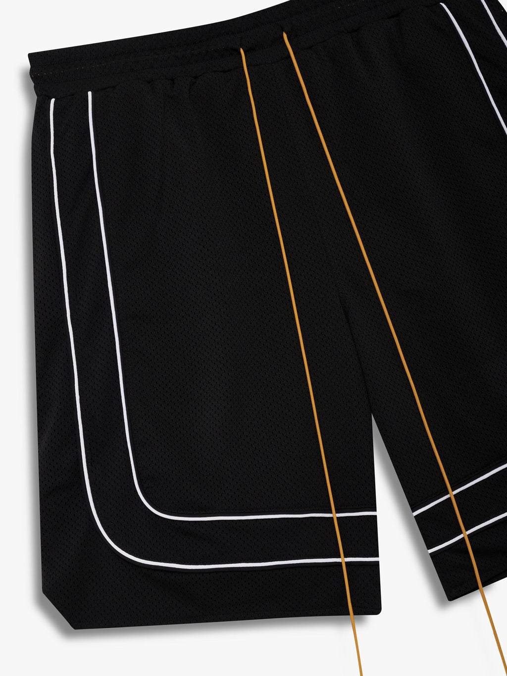 BAGGY MESH BASKETBALL SHORTS - BLACK\/WHITE