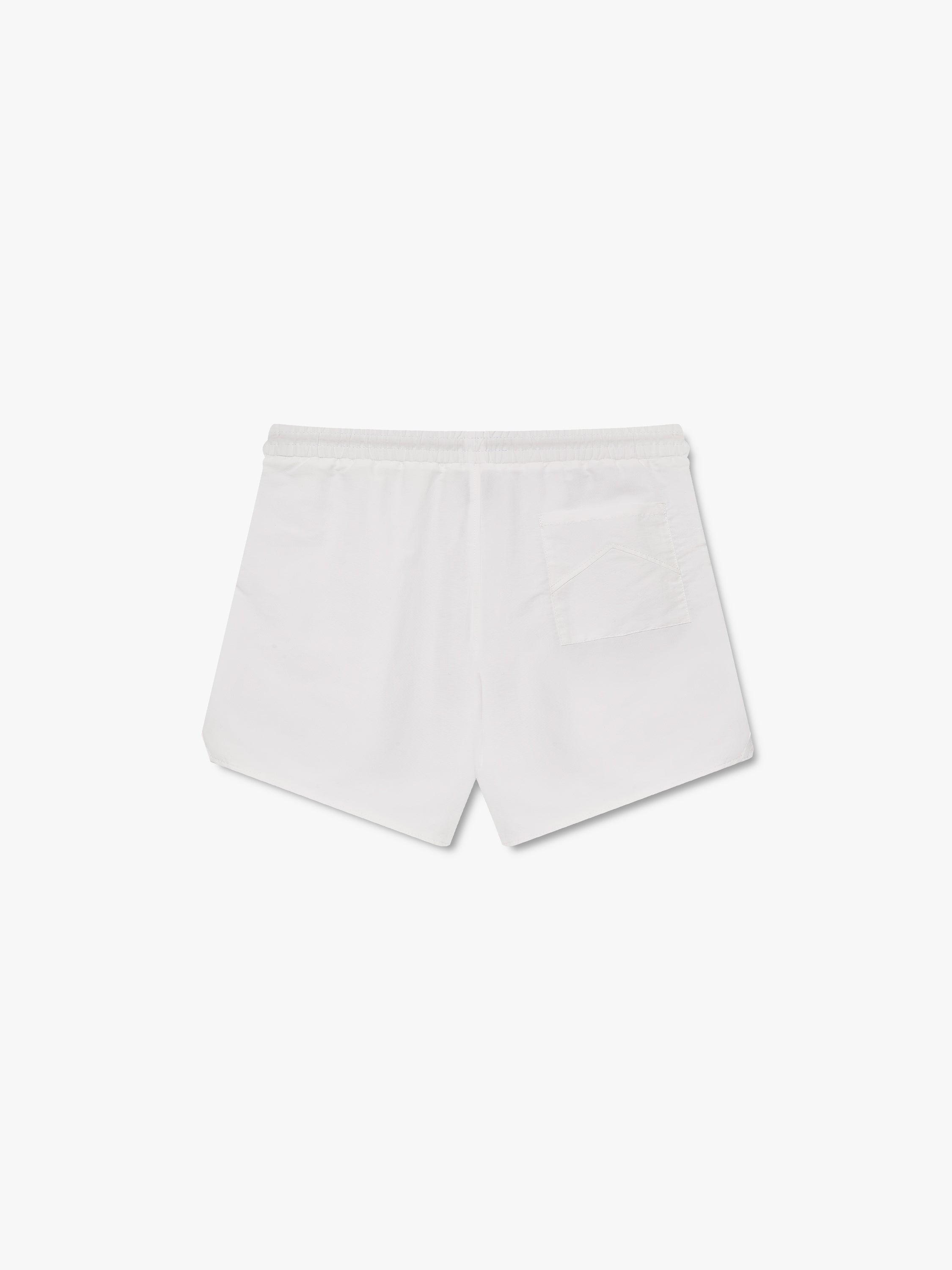 LOGO TRACK SHORT - WHITE\/RED
